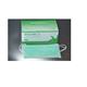 MASCARILLA 3CAPAS C/GOMAS VERDE LUNA (50u)