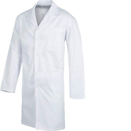 BATA VLL ENTALLADA SANITARIA CABALLERO BLANCO T-S