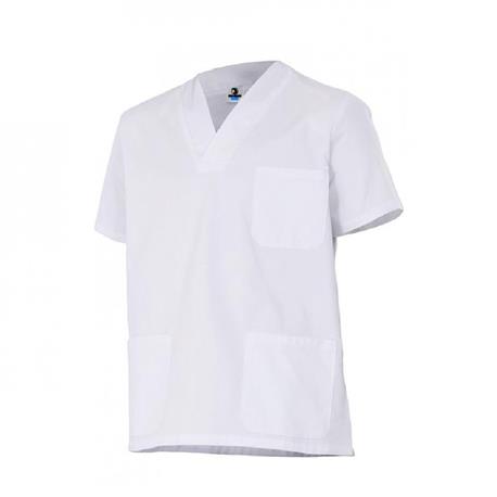 CAMISOLA VLL MANGA CORTA PICO BLANCA T-2