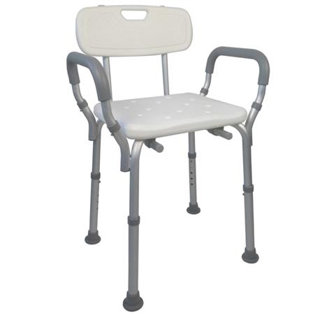 BANQUETA DUCHA C/ASAS Y RESPALDO GPR