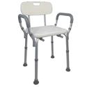 BANQUETA DUCHA C/ASAS Y RESPALDO GPR