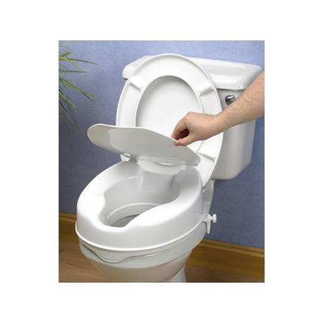 Alza de WC de 10 cm con tapa